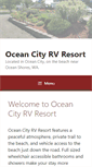 Mobile Screenshot of oceancityrvresort.com